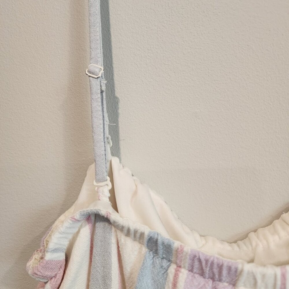 American Eagle Outfitters Blue and White Jumpsuit Relaxed Fit - Picture 8 of 13